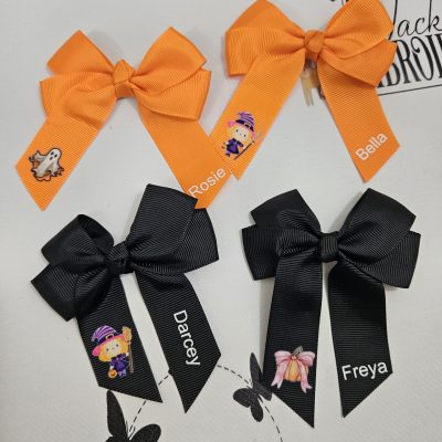 HALLOWEEN HAIR BOWS