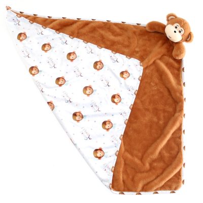 BROWN MONKEY LARGE BLANKET